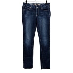 PAIGE‎ Skyline Straight Leg Low Rise Jeans • 27 • blue denim